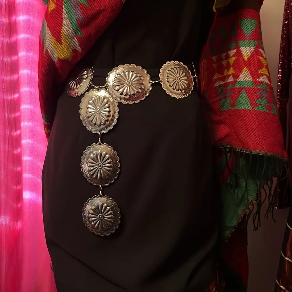 Silver Concho Belt - Picture 5 of 7